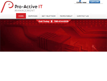 Tablet Screenshot of proactiveit.ca